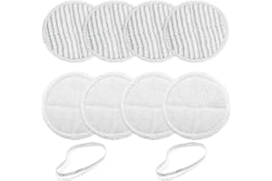 BIHARNT 8 Pack Spin-Wave Mop Replacement Pads Compatible with Bissell Spin-Wave 2039,2039A,2124,2307,23157,20391,20399 Series Steam Mop Pads for Bissell Spin-Wave Hard Floor Cleaner