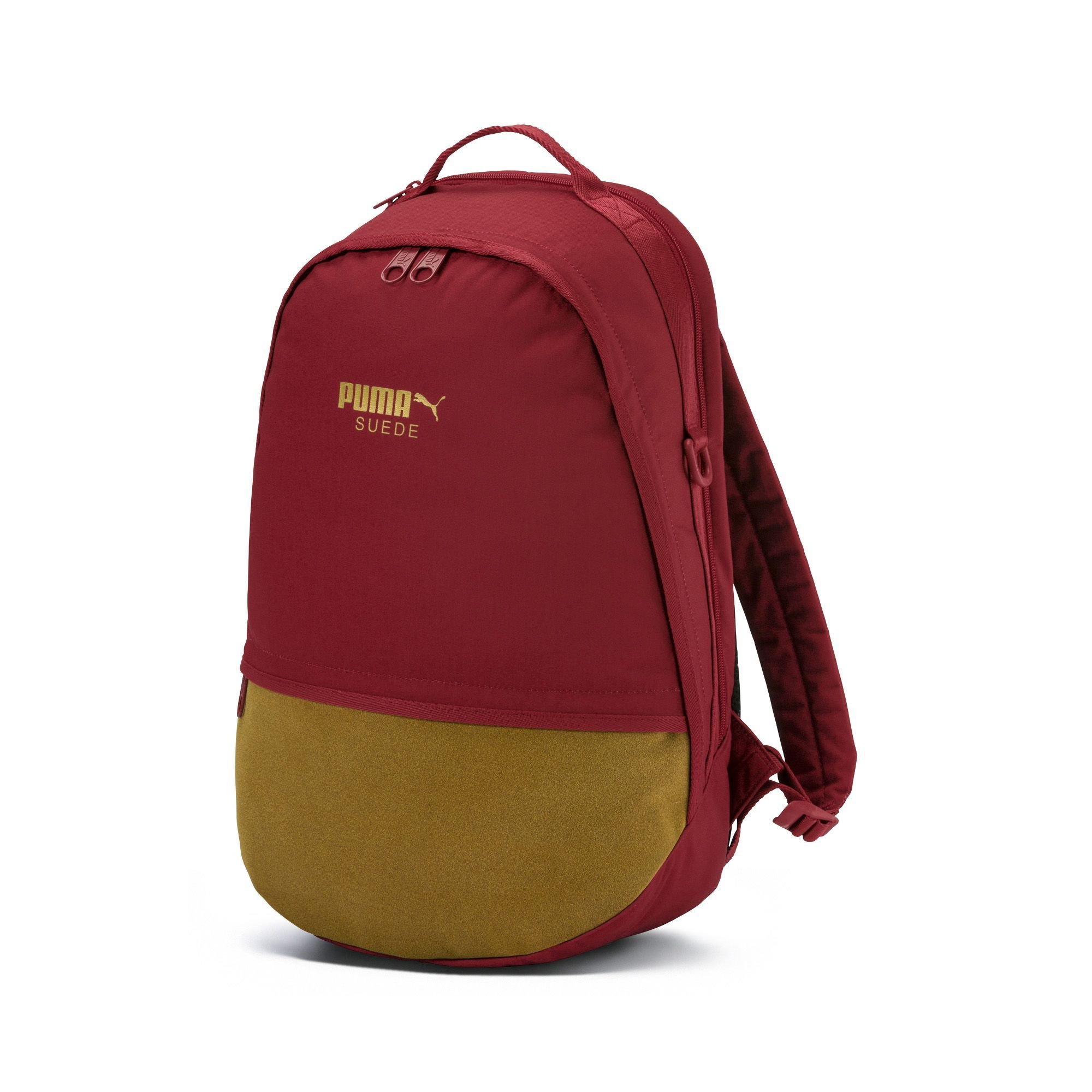PUMA Suede Backpack, Dark Red, One Size