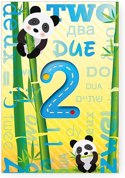 Biglietto Auguri Compleanno Bimbi 2 Anni Amazon It Cancelleria E Prodotti Per Ufficio