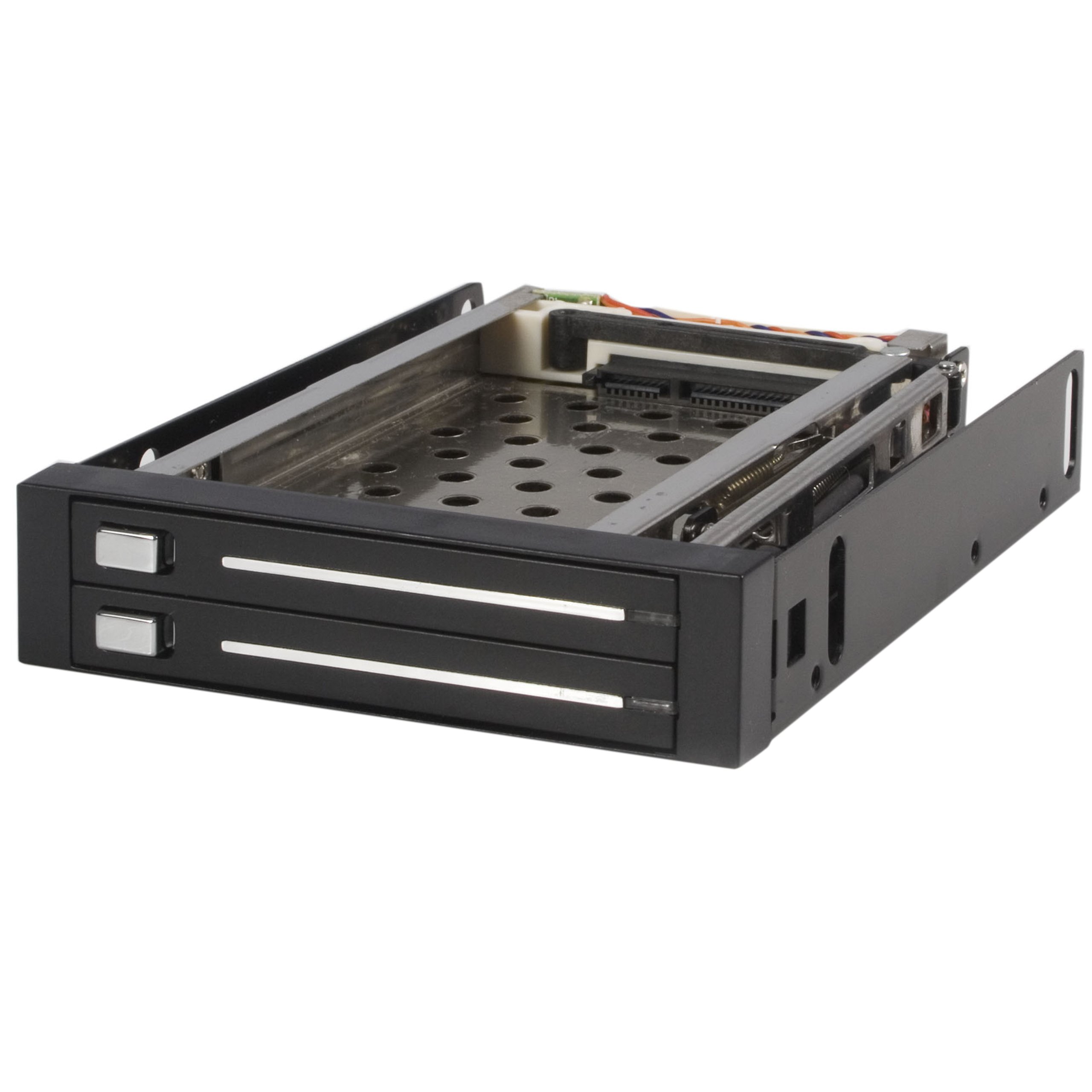 2 Drive 2.5in Trayless Hot Swap SATA Mobile Rack Backplane