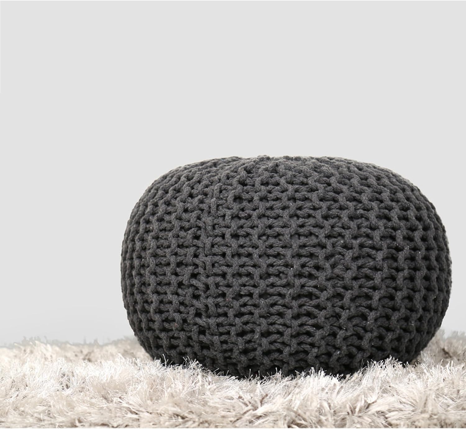 Best puff ottoman light gray