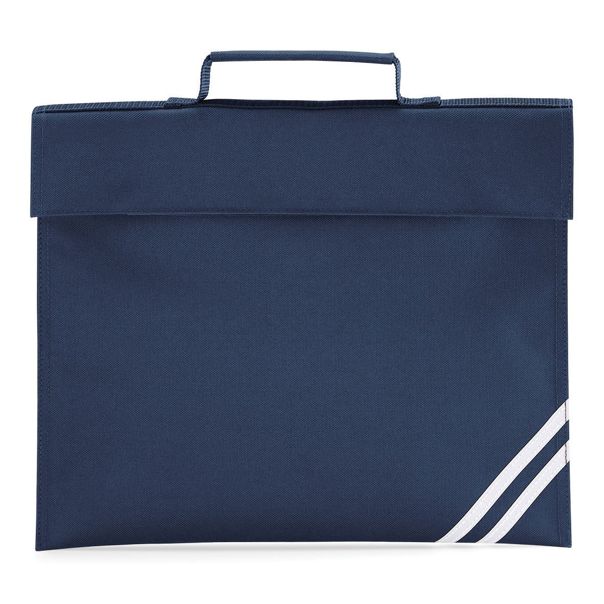 QUADRA CLASSIC BOOK BAG SCHOOL BAG - 8 COLOURS (FRENCH NAVY)