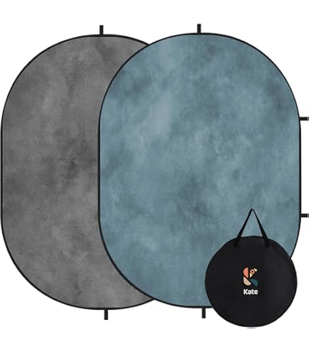 Kate Collapsible Backdrop Pop Up Photo Backdops Grey Foldable