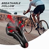 YOUNGDO Bike Seat Comfortable Wide Saddle Gel Cushion Breathable view 5