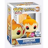 POP Funko Pokémon: Chimchar (Flocked) Shop Exclusive Collectible Figure