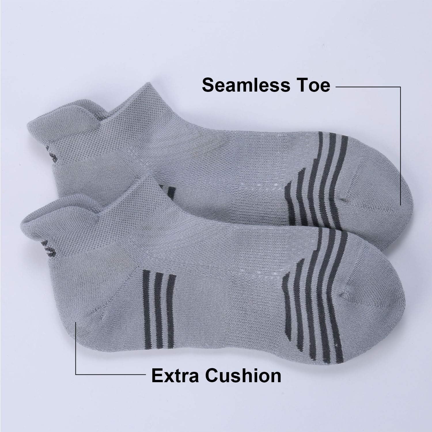 CelerSport Ankle Running Socks for Men and Women Low Cut Athletic Sports Socks(6 Pairs) at  Women’s Clothing store