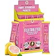KEY NUTRIENTS Electrolytes Powder Packets - Fresh Pink Lemonade 20 Pack Hydration Packets - Travel Hydration Powder - Made in USA - No Sugar, No Calories, Gluten Free