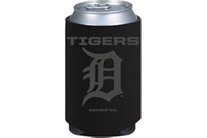KOLDER Detroit Tigers 2-Pack Black Tonal CAN Koozie Neoprene Holder Cooler Baseball