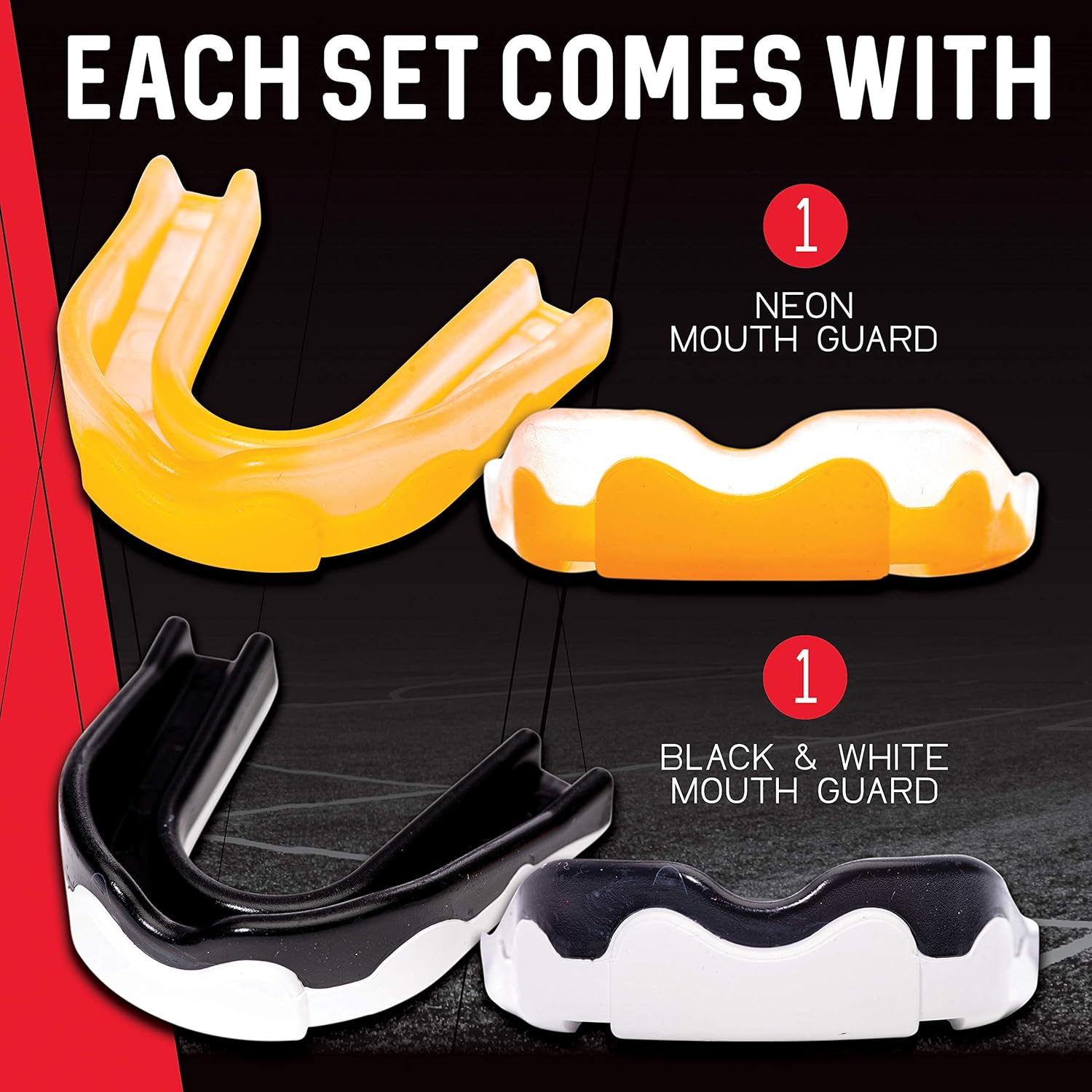 Franklin Sports Athletic Mouthguards - Sport Mouthguards for Football, Wrestling, MMA, Boxing + More - All Sport Mouthguards - Youth Ages 6 - 11 - 2 Pack : Sports & Outdoors