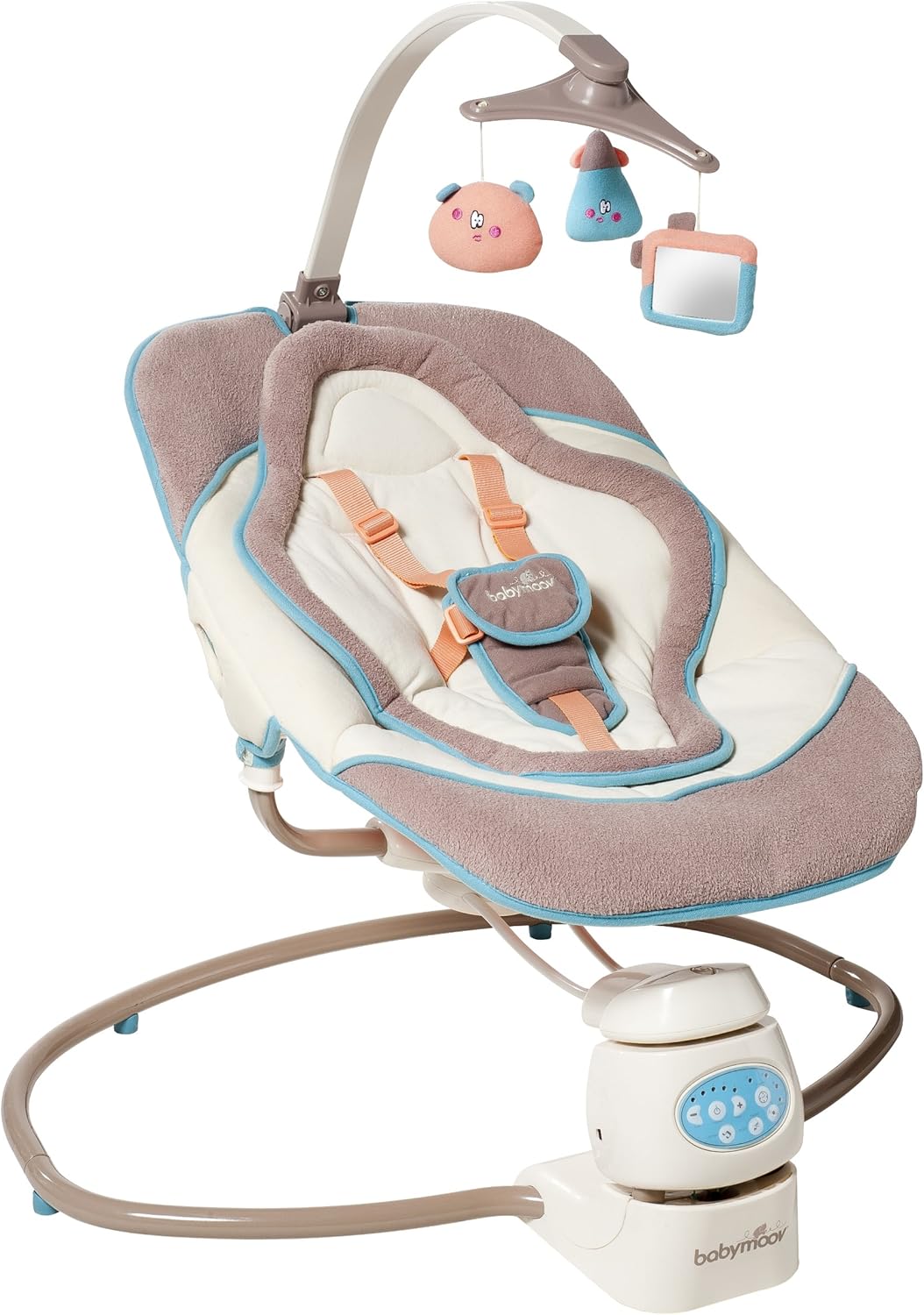 Babymoov A055007 Altalena neonato swing 360° motion colore Marrone