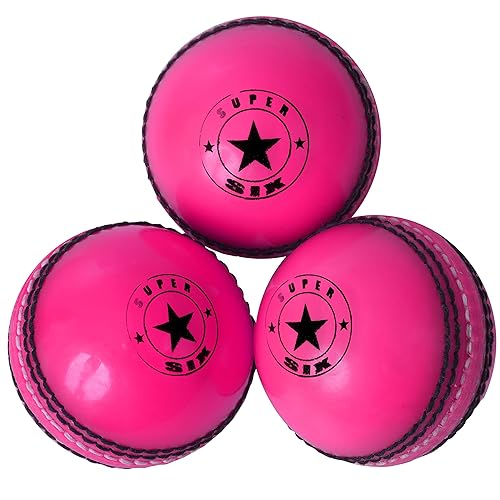 SPIN FIRST Incrediball Cricket Balls ! Soft & Safe Indoor Outdoor! Real Stitched Seam for Coaching, Training, Practice & Garden Play | For All Ages