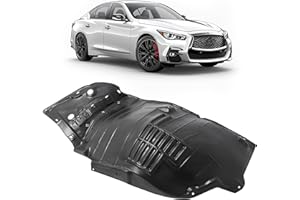 JMTAAT Front Fender Liner Inner Panel Compatible with 2014-2023 Infiniti Q50 Replacement for 638404GA0B IN1249128 Wheel Liner Splash Shield Guard Right Side (Front Section)