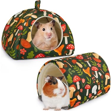 Hamaca De Algodón Para Hamster, 2 Piezas Con Almohadilla Cálida, Ideal Para Roedores Y Pájaros