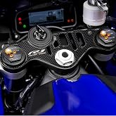 labelbike 3D Motorcycle Fork Plate Sticker compatible with YAMAHA | YZF R1 2015-2024, Steering Resin Protection, Anti-scratch, Decoration