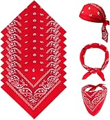Aomig Paisley Bandana 12 Pcs Pirate Head Scarf Multicolor Hair Wraps view 8