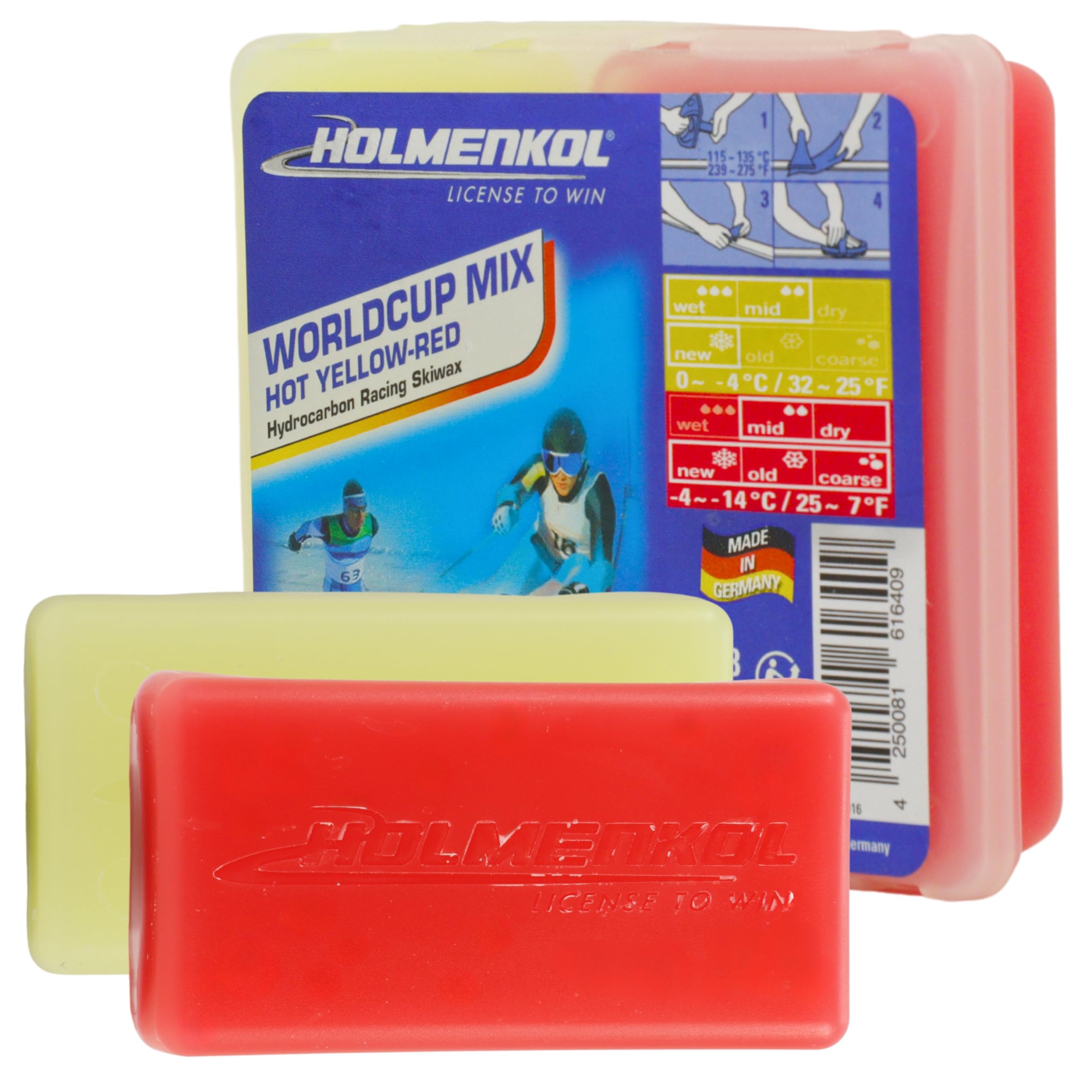HOLMENKOL Worldcup Mix Maintenance & Care Multicolor 2x 35 Gramm