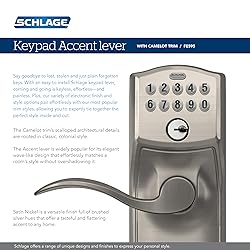 SCHLAGE FE595 CAM 626 ACC Camelot Keypad Entry with