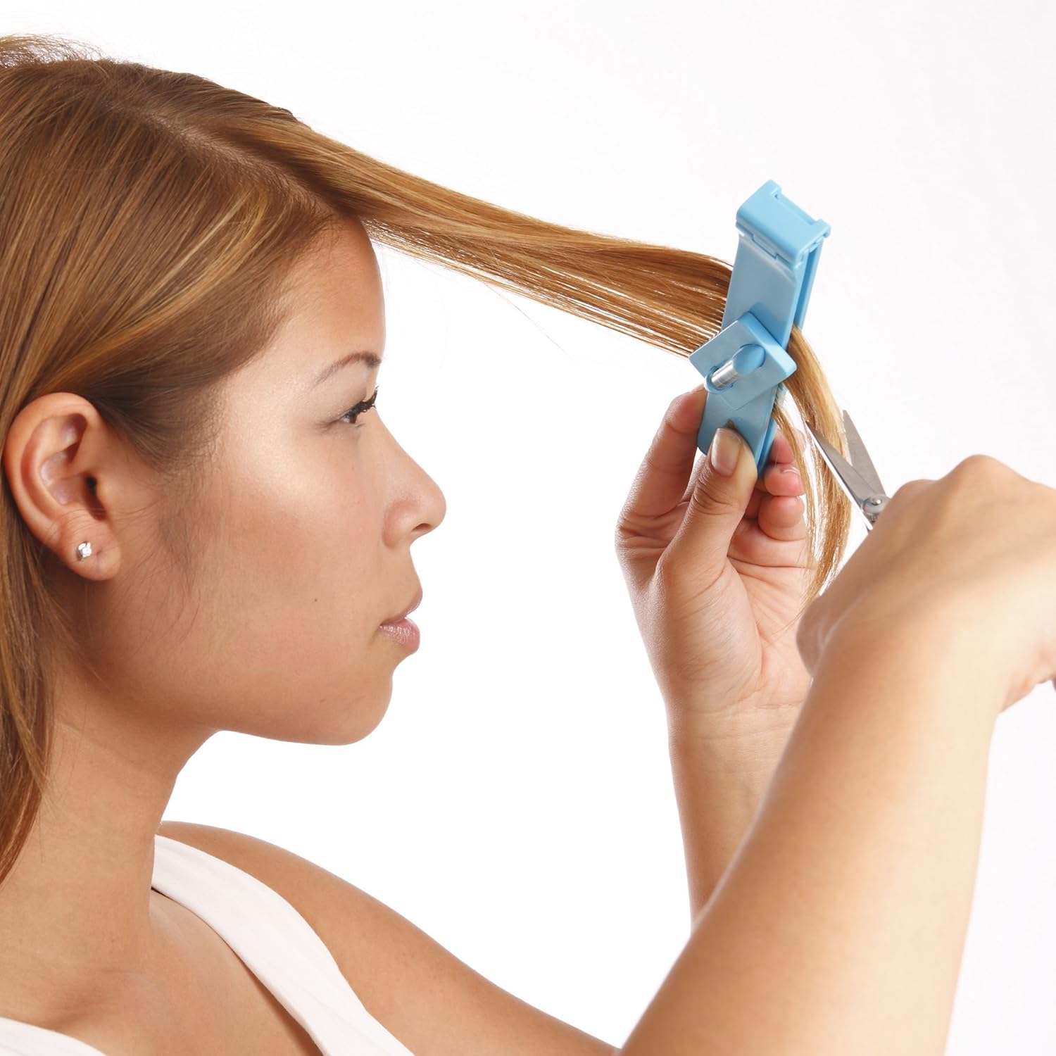 Original CreaClip Bangs and Scissors – As seen on Shark Tank – Professional Hair Cutting Tool : Beauty
