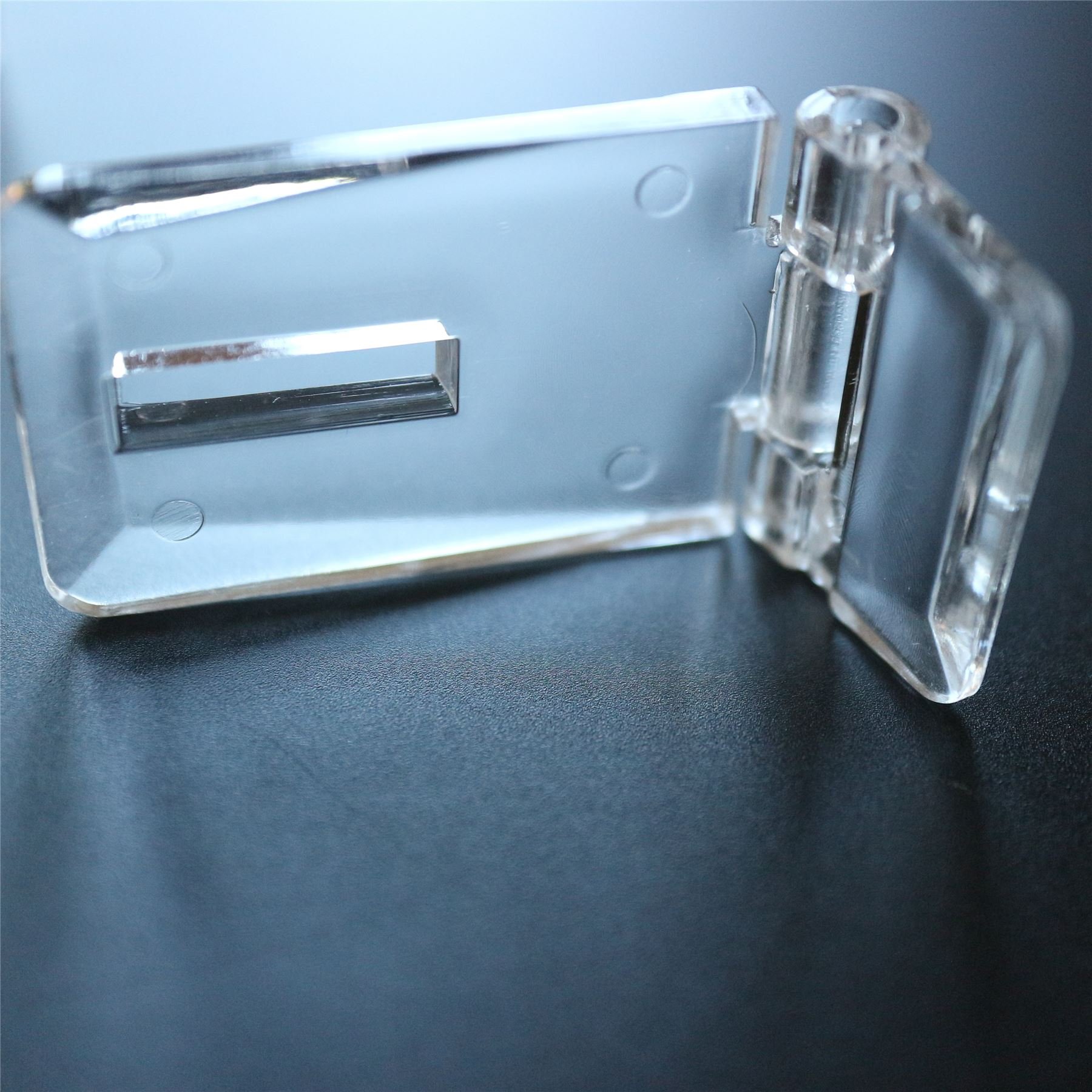 A Pair of Acrylic Hasps & Staple 52mm x 25mm x 15mm, Hinged Hasp, Staple Hasps,Tanks, Displays