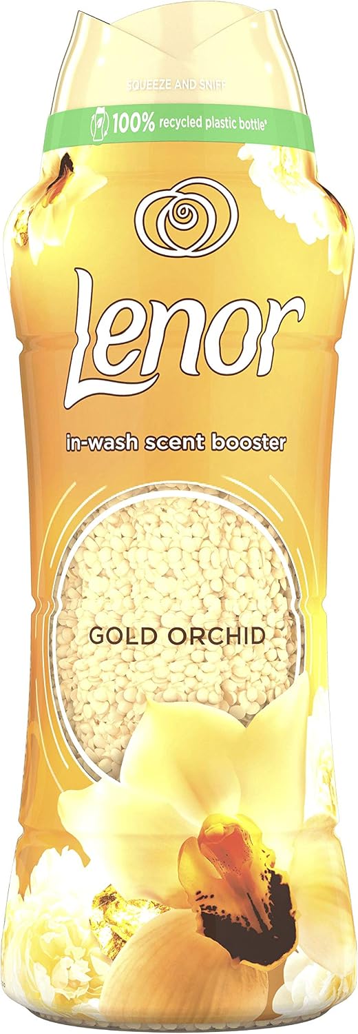 Lenor In-Wash Laundry Scent Booster Beads, Gold Orchid, 42 Washes (570 g)