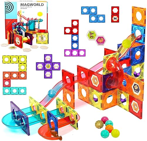 115PCS Magnetic Tiles Magnetic Building Blocks STEM Educational