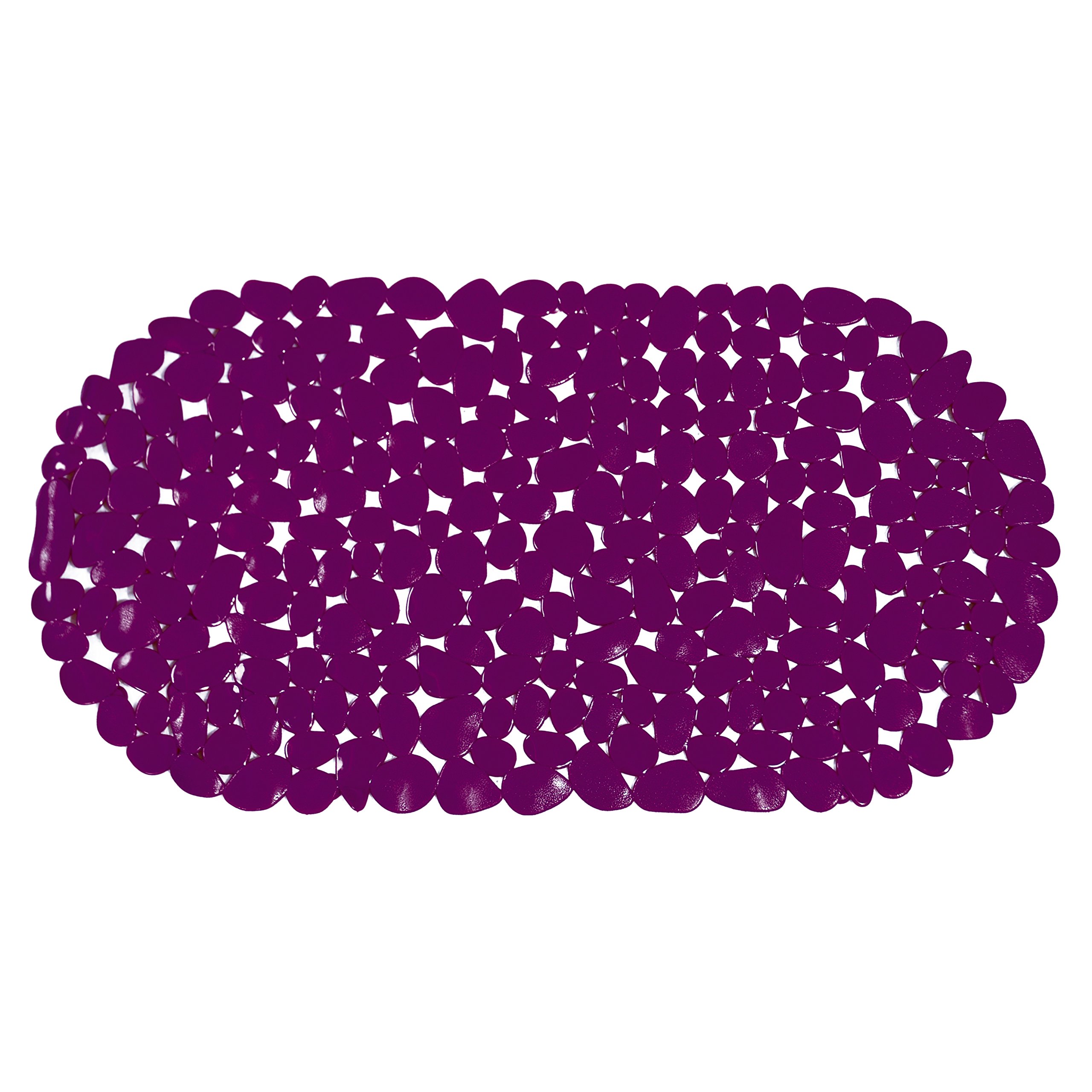 MSV "Pebbles Bathtub Mat, Violet,