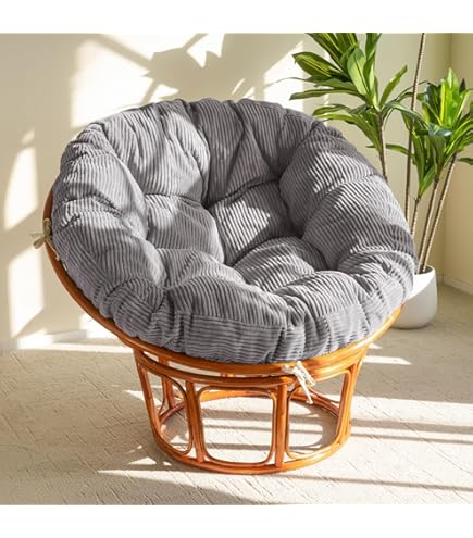Amazon.com: Blazing Needles Solid Microsuede Papasan Chair