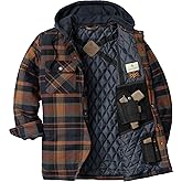 Legendary Whitetails mens Concealed Carry Maplewood Hooded Shirt Jacket