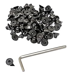 iexcell 100 Pcs M5 x 6mm Thread Pitch 0.8 mm Alloy