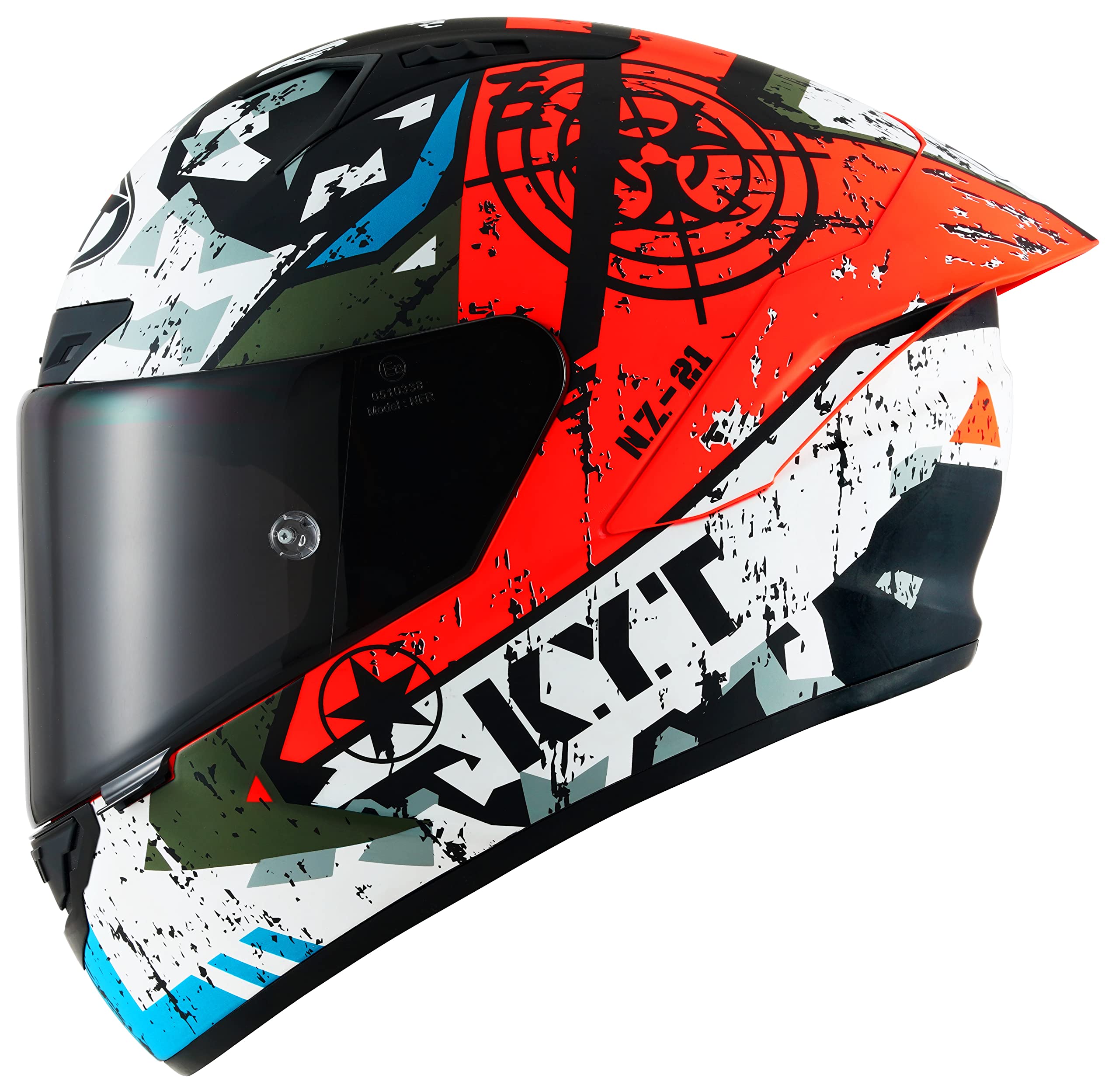 Full Face Kyt Helmet Kyt Falcon Espargaro Full Face Helmet Motardinn