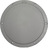RABUD 8" Gray Pry-Out Deck Plate (8RG)