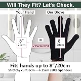 Temple Spring Exfoliating Glove Carbonized Bamboo Body Scrubber Black view 2
