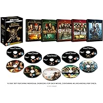 Pirates of The Caribbean 1-5 UHD Box set [UHD + Blu-ray]: Amazon