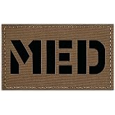 Petac Gear MED Medical Tactical Fastener Patch Hook-Fastener Backing 3.5x2 (CB)