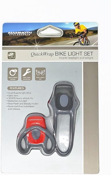 mammoth bike light set
