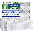 20x25x1 Furnace Filter MERV 8 Pleated Filters. Manufactured in Canada by FurnaceFilters.Ca Case of 12