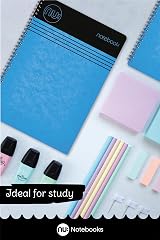 nu Notebooks Craze Cloud Range A5 Blue Wirebound Notebook 110 Pages Multipack view 5
