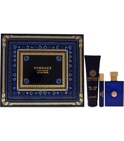 Amazon.com : Versace Dylan Blue For Men 3 Piece Gift Set (Eau De