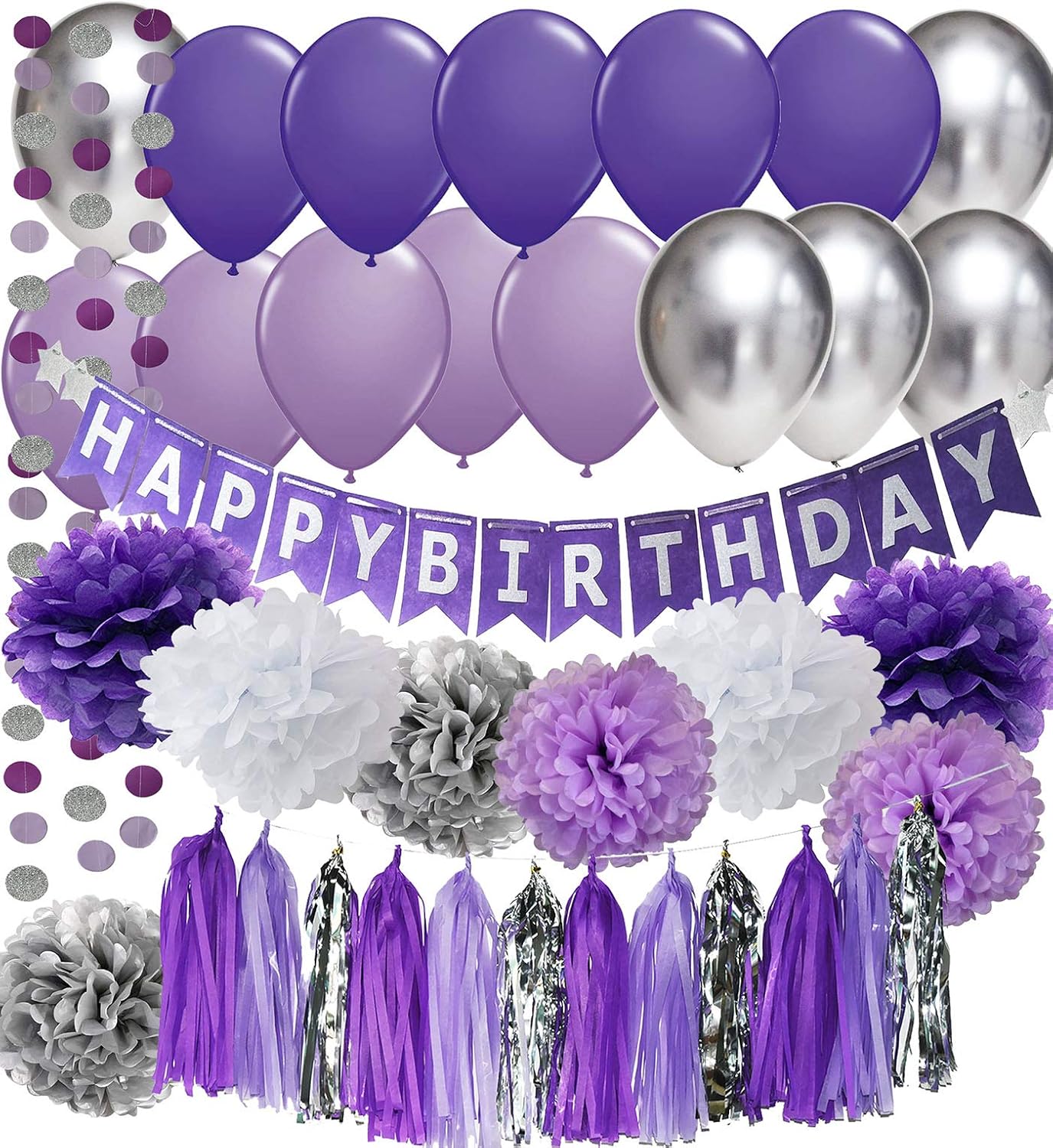 Purple Birthday Banners Torun Rsd7 Org