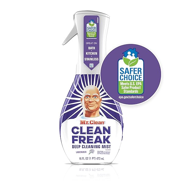 MR. CLEAN CLEAN FREAK DEEP CLEANING MIST MULTI-SURFACE SPRAY, LAVENDER SCENT STARTER KIT, 1COUNT, 16 FL OZ