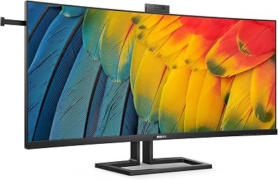Philips 40B1U6903CH 40" 5K Curved IPS Monitor Thunderbolt 4 Docking KVM Webcam