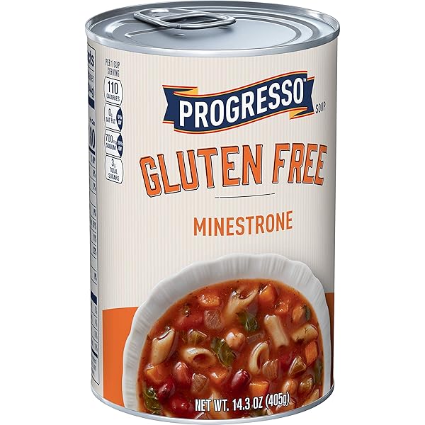PROGRESSO GLUTEN FREE, MINESTRONE SOUP, 14.3 OZ