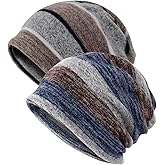 Slouchy Beanie Chemo Hats for Women Men Head Scarf Curly Hair Sleep Head Wraps for Cancer Patient