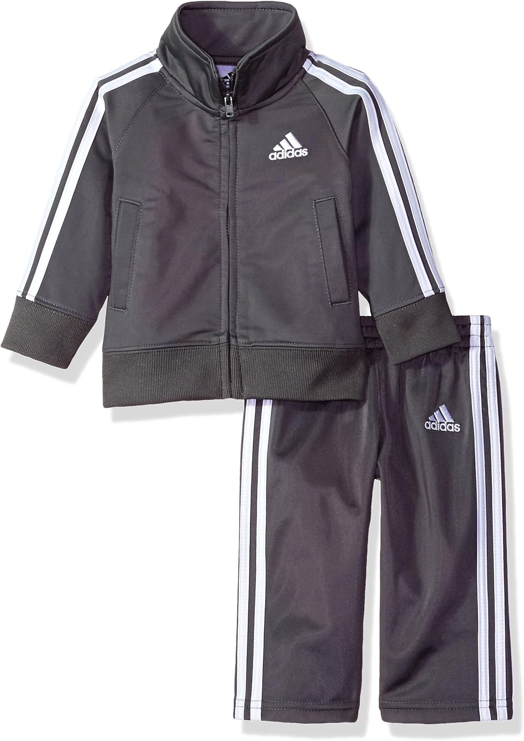 adidas Baby Boys Li'l Tricot Jacket & Pant Clothing Set