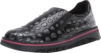 spring step skull shoes