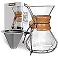 AGOGO Pour Over Coffeemaker Set Classic Series with Filter 8 Cups