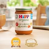 HiPP Organic Veg & Chicken Noodles Baby Food Jar 7+ Months 190g Pack of 6 view 2