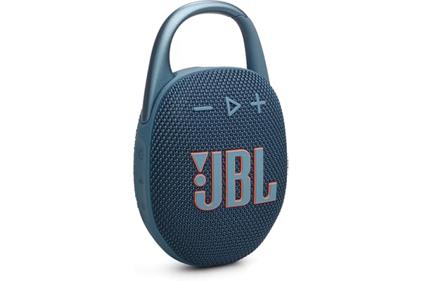 JBL Clip 5 - Ultra-Portable, Waterproof and Dustproof Bluetooth Speaker, Integrated Carabiner, Up to 12 Hours of Play, Made i