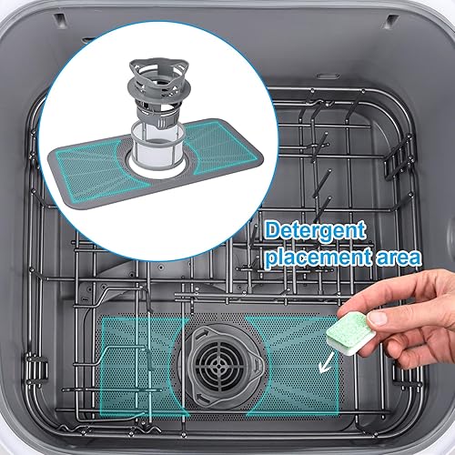 IAGREEA Portable Countertop Dishwasher, Washing Programs Compact