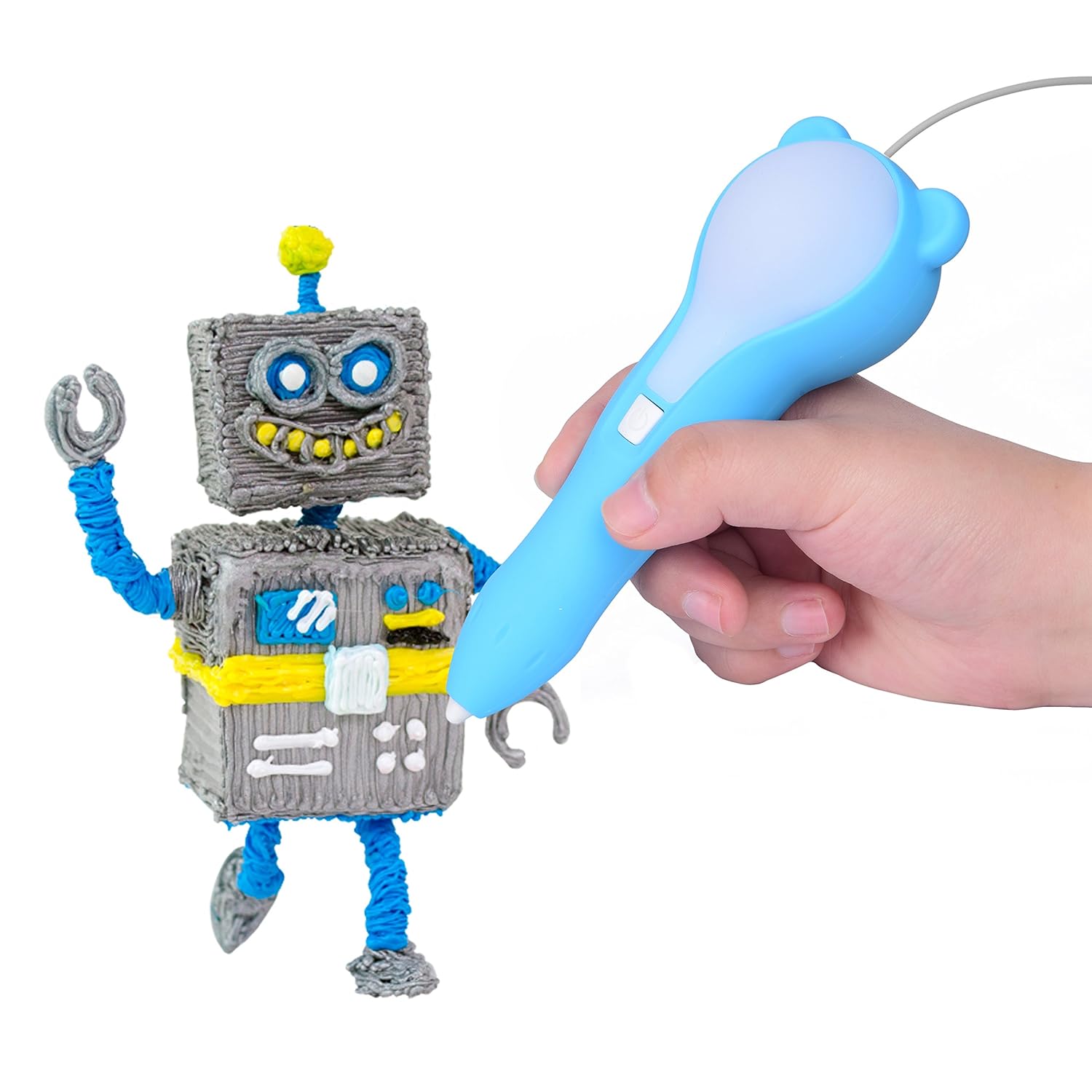 3d Printing Pen For Kids Blue Improved Low Temperature 3d Drawing Fun Safe Doodling Perfect Learning Tool Includes 2 Pcl Filaments Usb Cable Stencils Project Book 30 Off Realevaluation Com